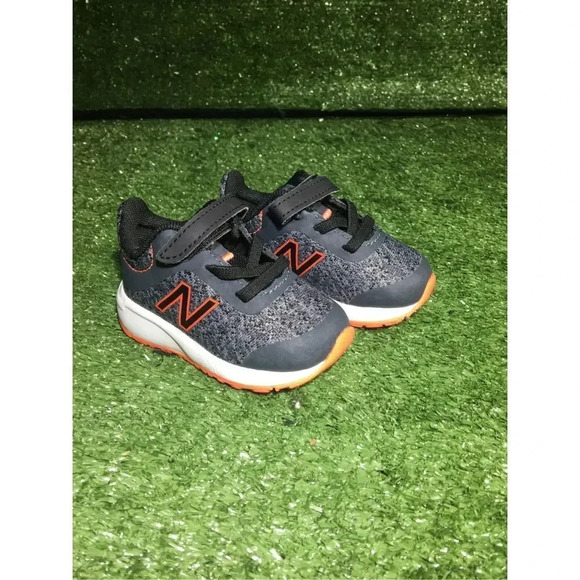 Kids/Toddlers New Balance size 3M 455MS2 Gray Orange baby play walking - Picture 1 of 6